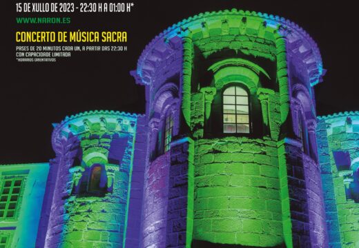 O Concello organiza unha nova edición de “Noite no mosteiro” cun espectáculo de iluminación e música